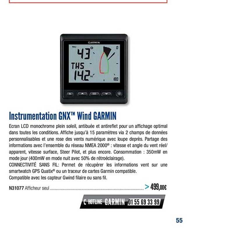 instrumentation gnx wind garmin