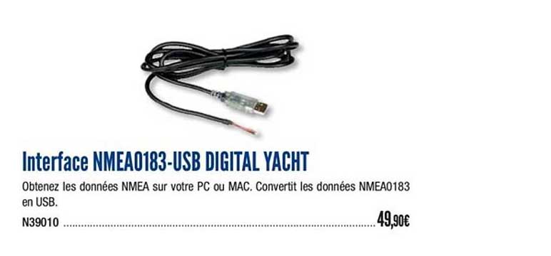 interface nmea0183 usb digital yacht