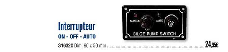 interrupteur on off auto