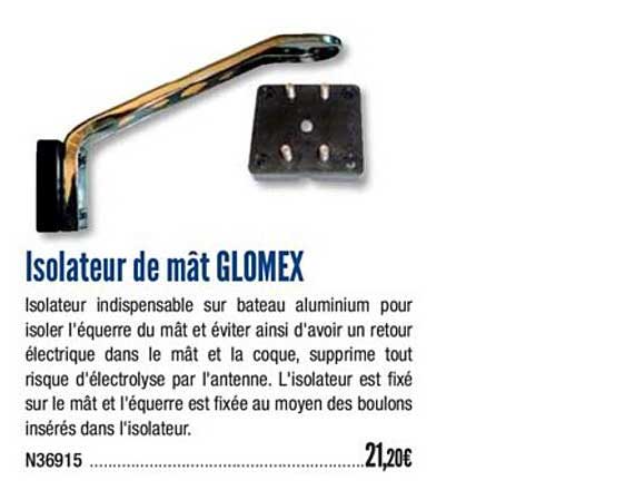 isolateur de mât glomex