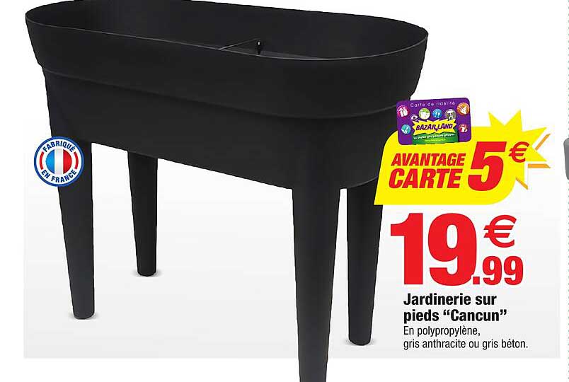 jardinerie sur pieds "cancun"