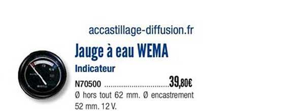 jauge à eau wema