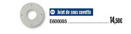 joint de sous cuvette