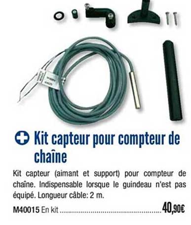 kit capteur pour compteur de chaîne