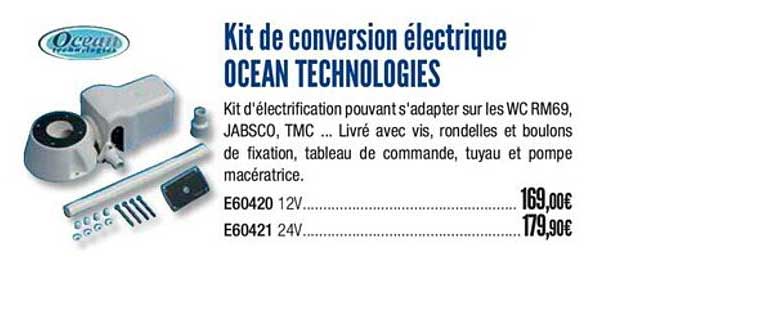 kit de conversion électrique océan technologies