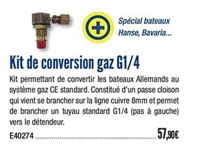 kit de conversion gaz g1 4