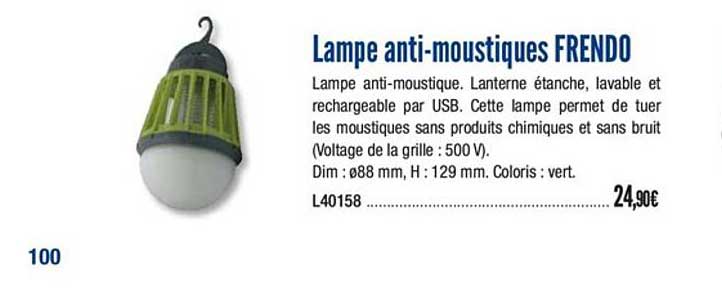 lampe anti moustiques frendo