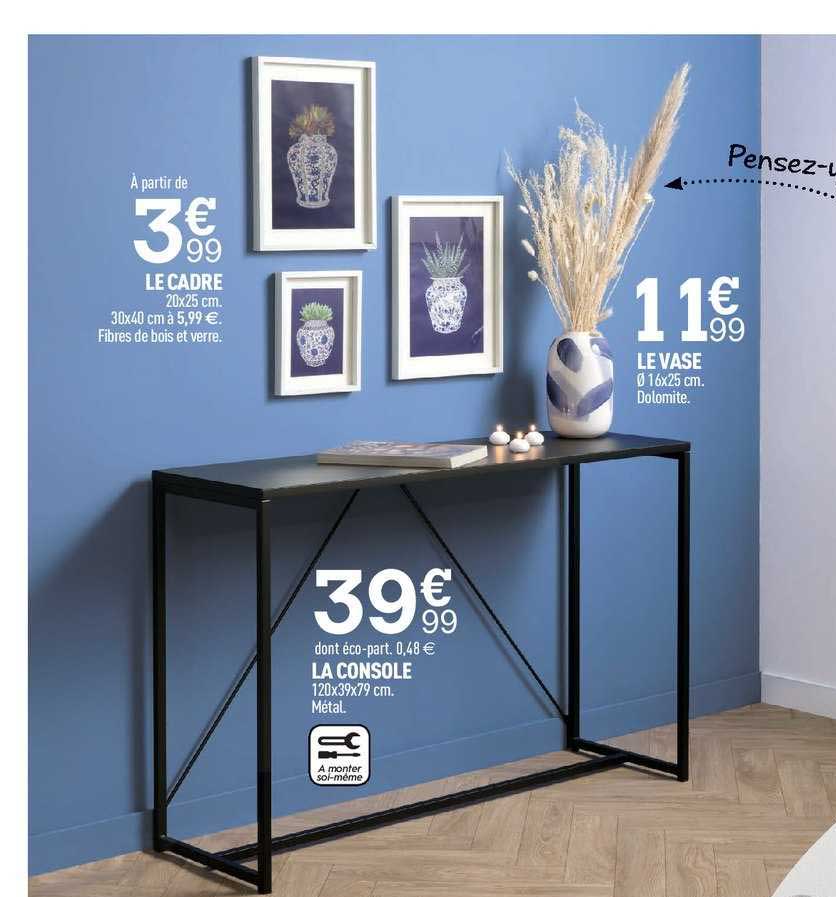 Le Cadre, Le Vase, La Console