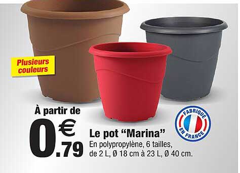 le pot "marina"