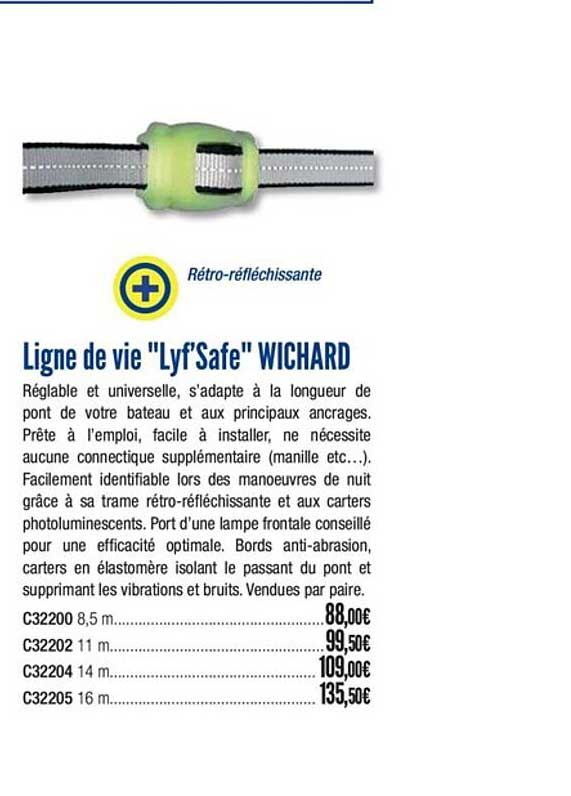 ligne de vie lyf'safe wichard
