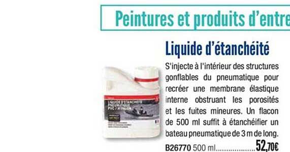 liquide d'étanchéité