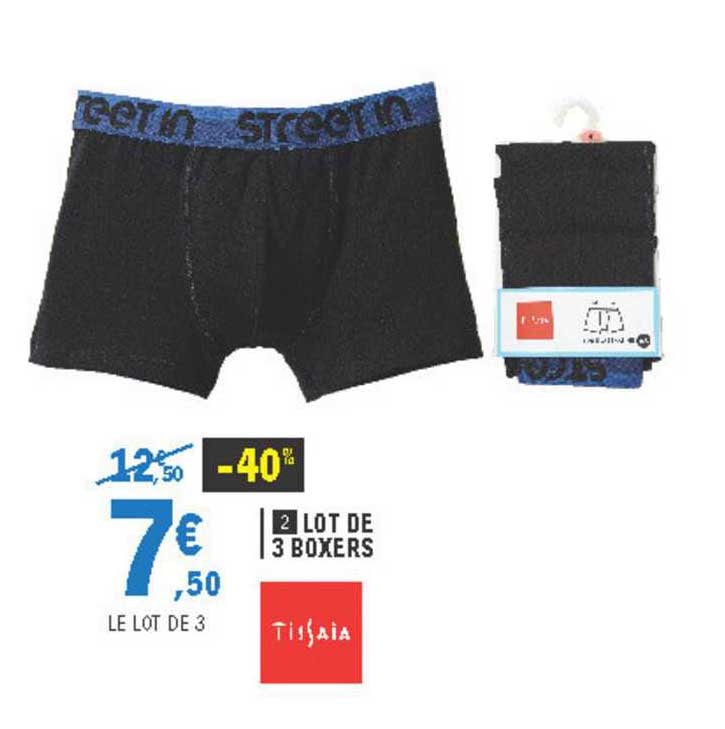 Lot De 3 Boxers Tissaia