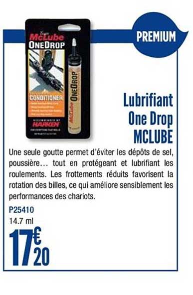 lubrifiant one drop mclube