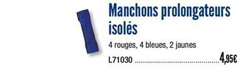 manchons prolongateurs isolés