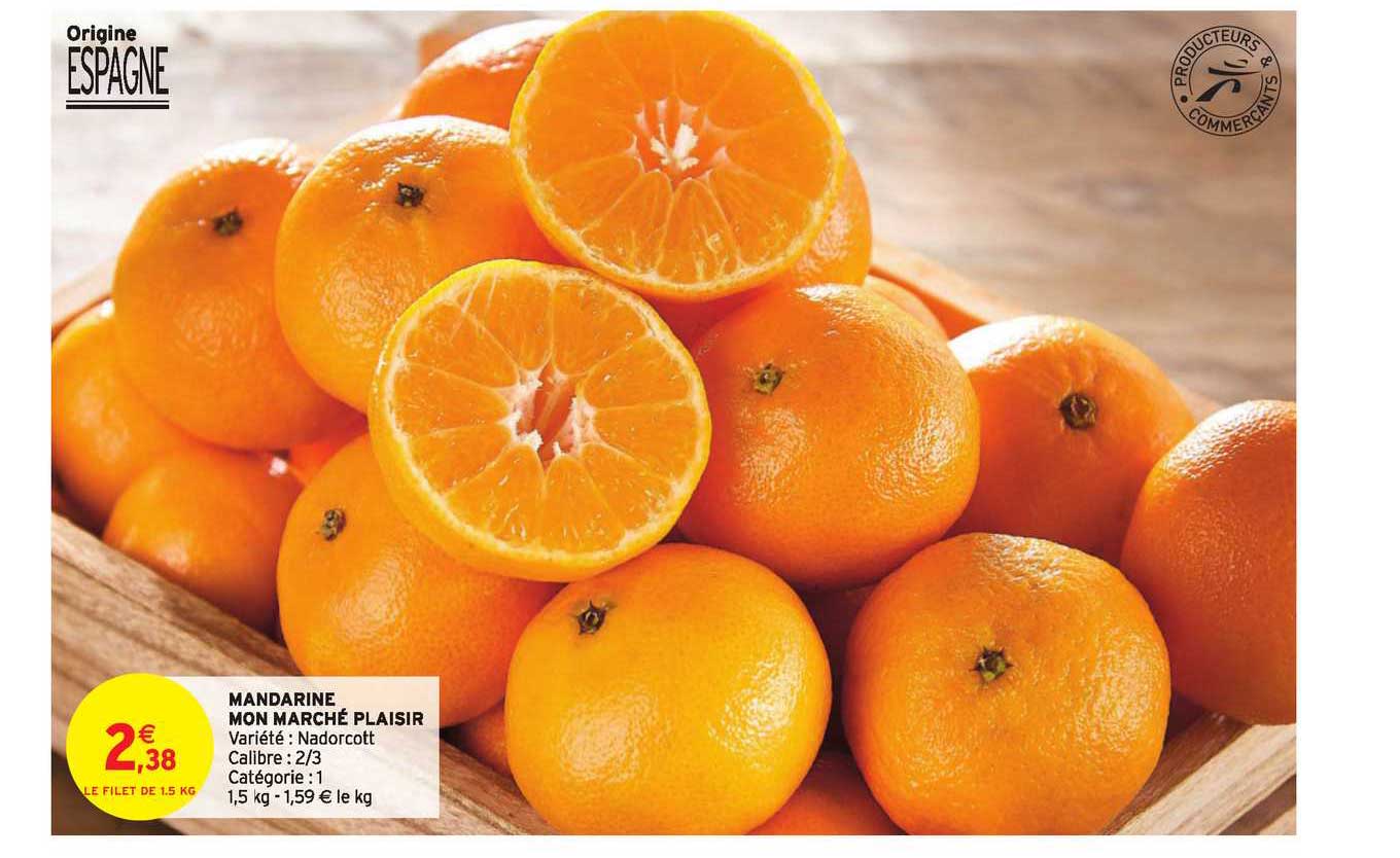 mandarine mon marché plaisir