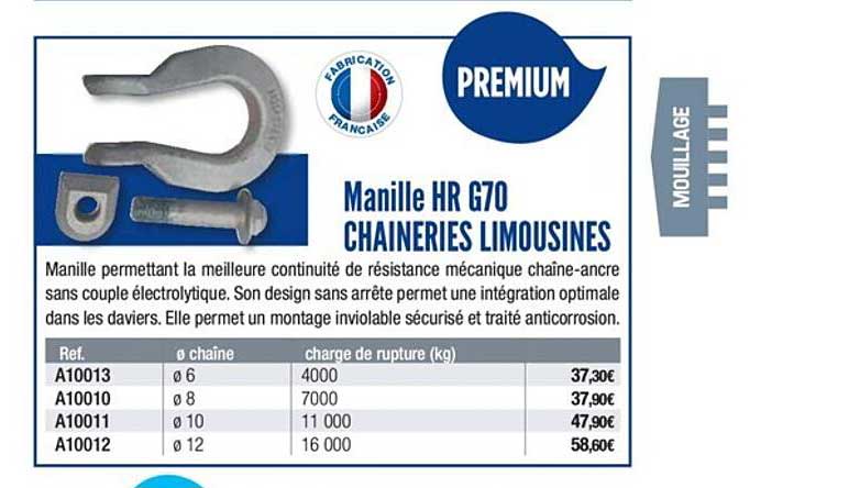 manille hr g70 chaineries limousines