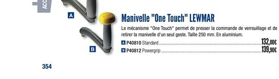 manivelle one touche lewmar