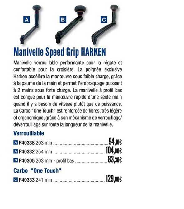 manivelle speed grip harken