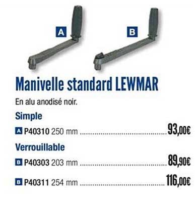 manivelle standard lewmar
