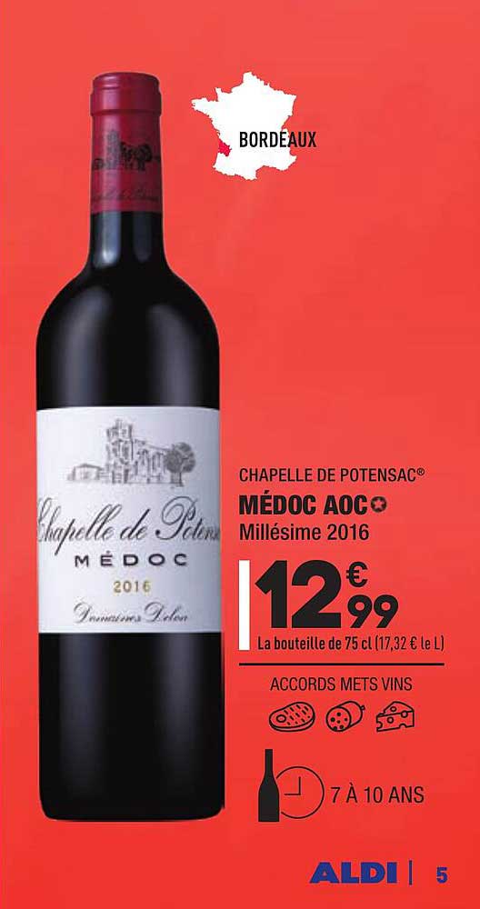 médoc aoc chapelle de potensac