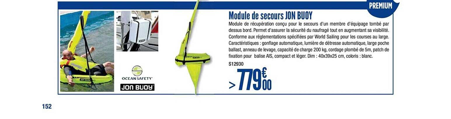 module de secours jon buoy