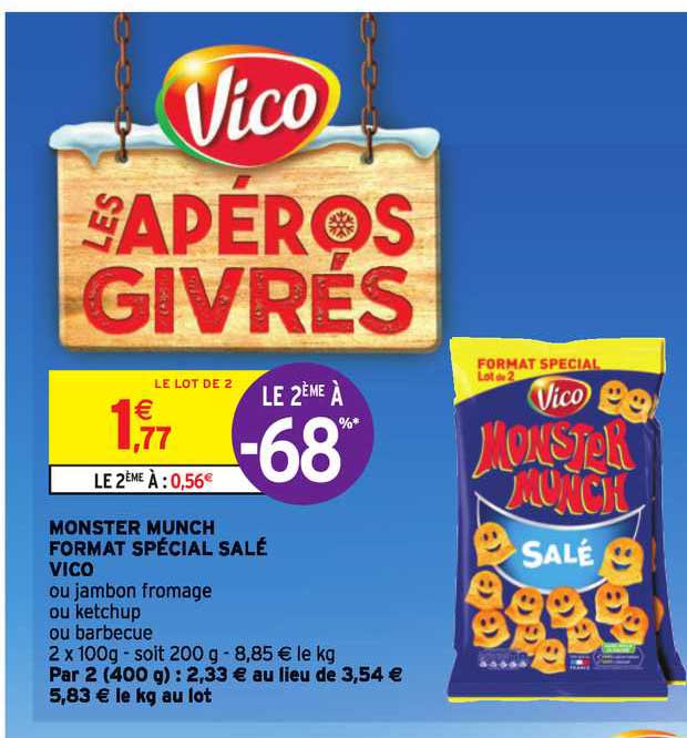 monster munch format spécial salé vico