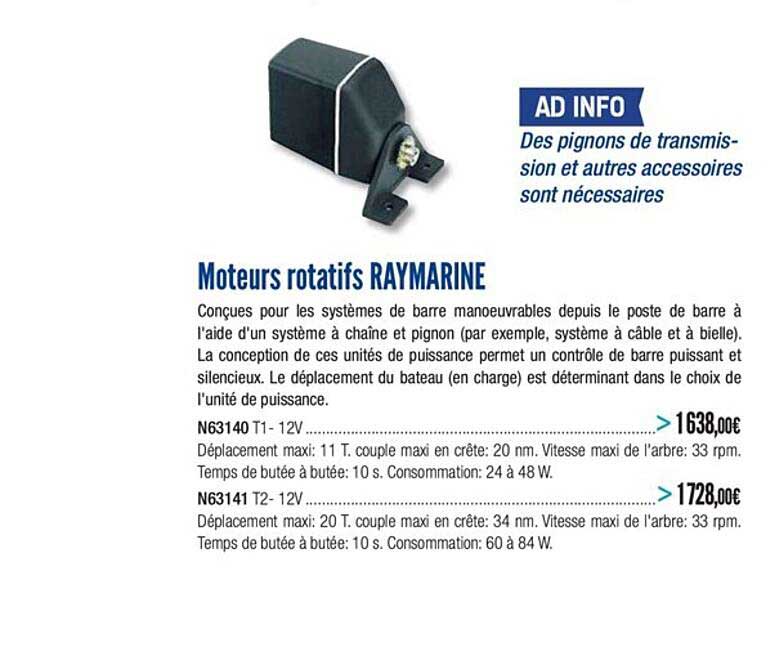Moteurs Rotatifs Raymarine