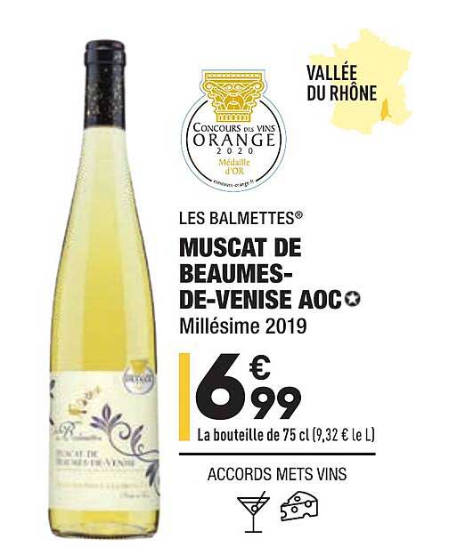 muscat de beaumes-de-venise aoc les balmettes