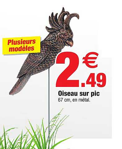 oiseau sur pic