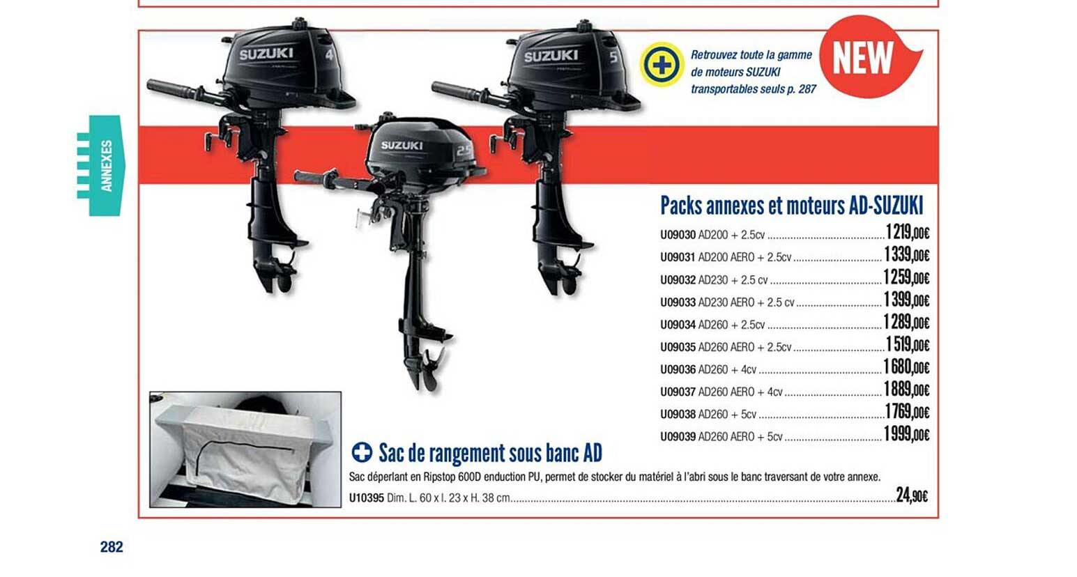 packs annexes et moteurs ad suzuki