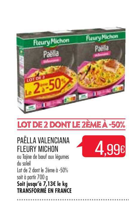 paëlla valenciana fleury michon