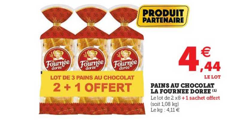 pains au chocolat la fournée dorée