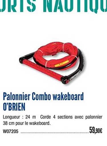palonnier combo wakeboard o brien