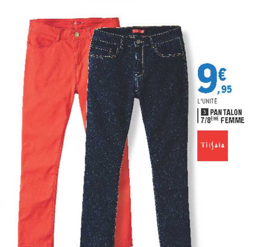 pantalon 7-8 ème femme tissaia