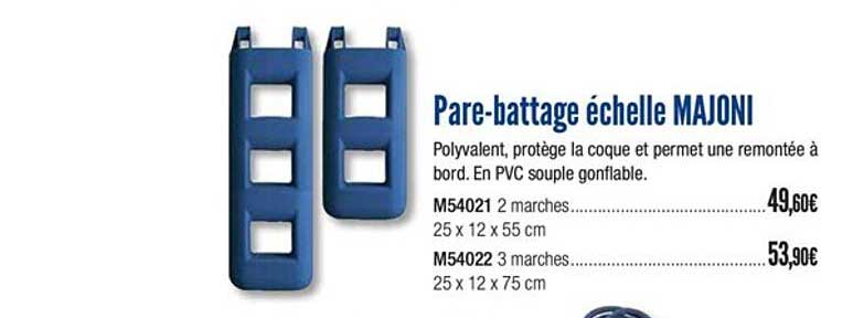 pare battage échelle majoni