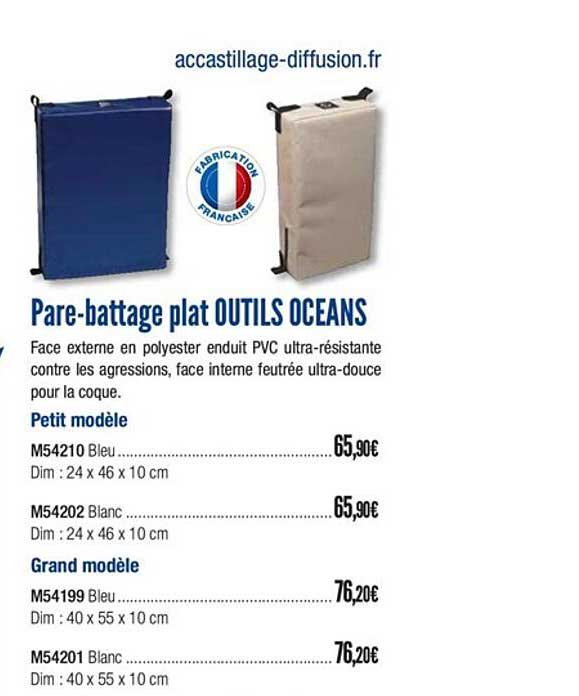 pare battage plat outils oceans