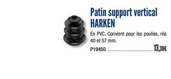 patin support vertical harken