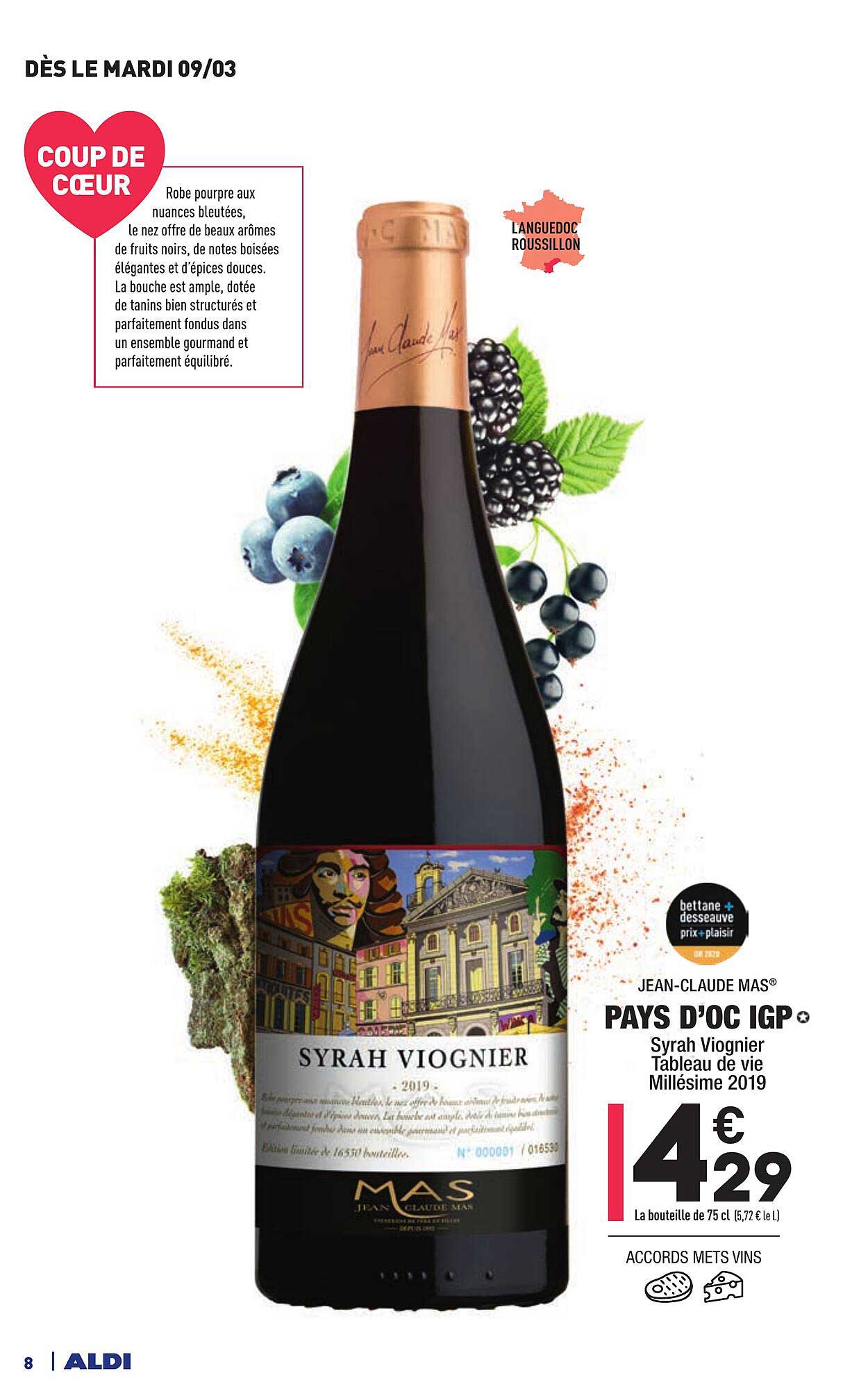 pays d'oc igp jean-claude mas