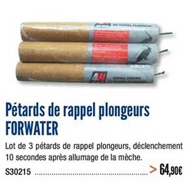 Pétards De Rappel Plongeurs Forwater