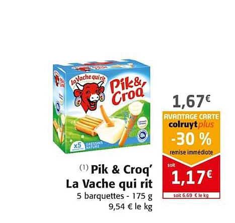 pik & croq' la vache qui rit