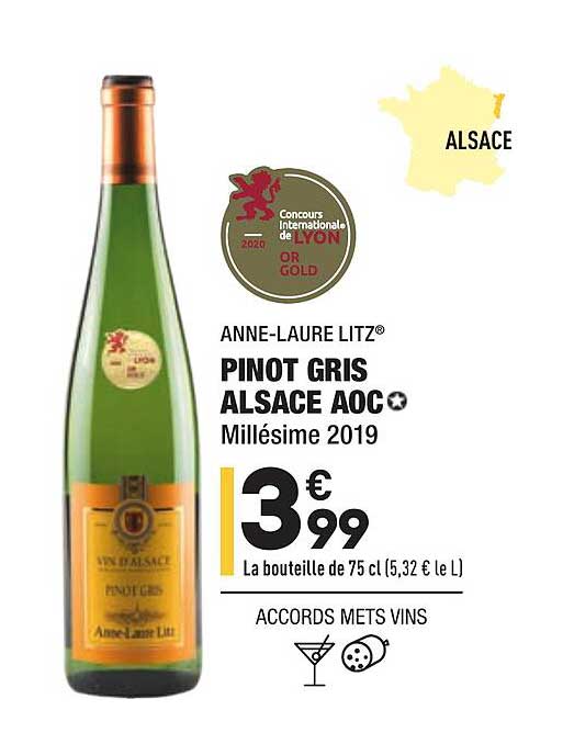 pinot gris alsace aoc anne-laure litz