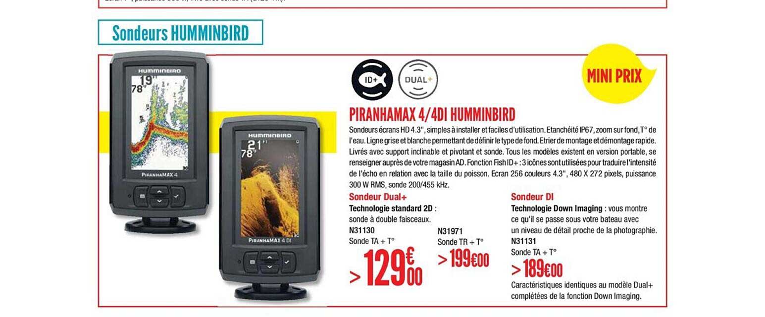 piranhama 4 4di humminbird