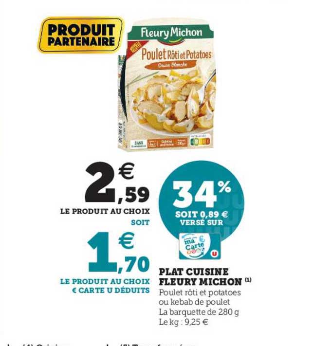 plat cuisiné fleury michon