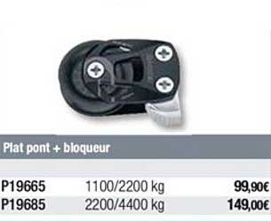 plat pont + bloqueur