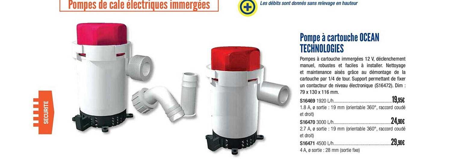 pompe à cartouche ocean technologies