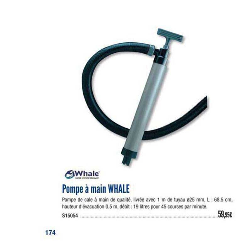 pompe à main whale