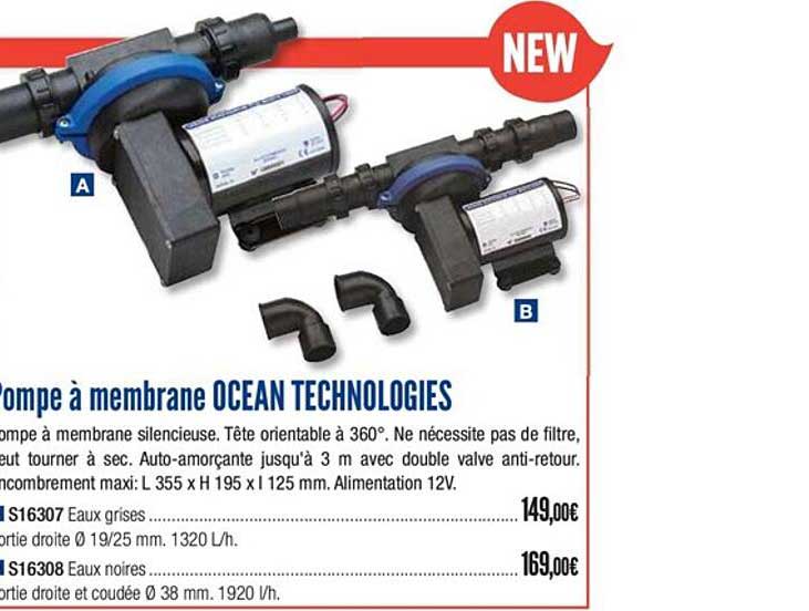 pompe à membrane océan technologies