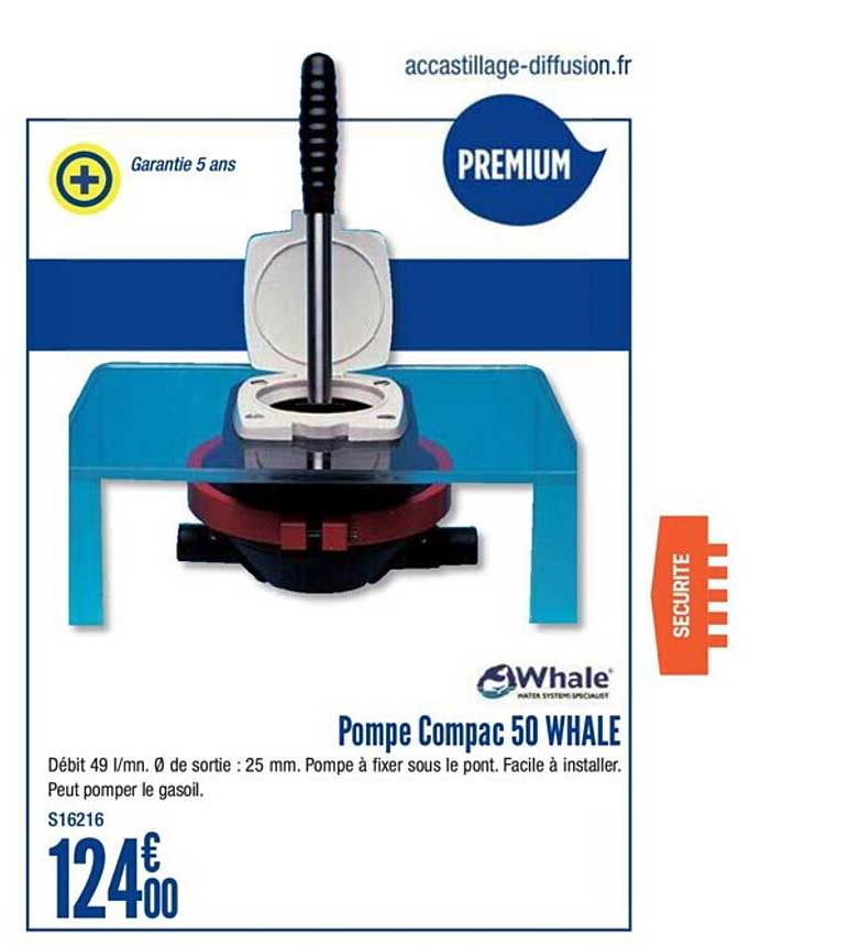 pompe compac 50 whale