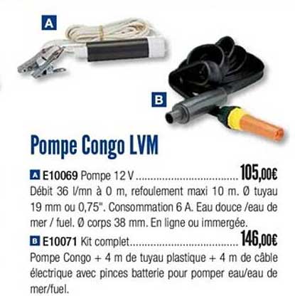 Pompe Congo Lvm