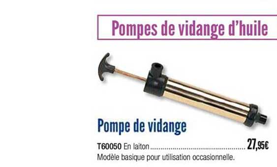 Pompe De Vidange